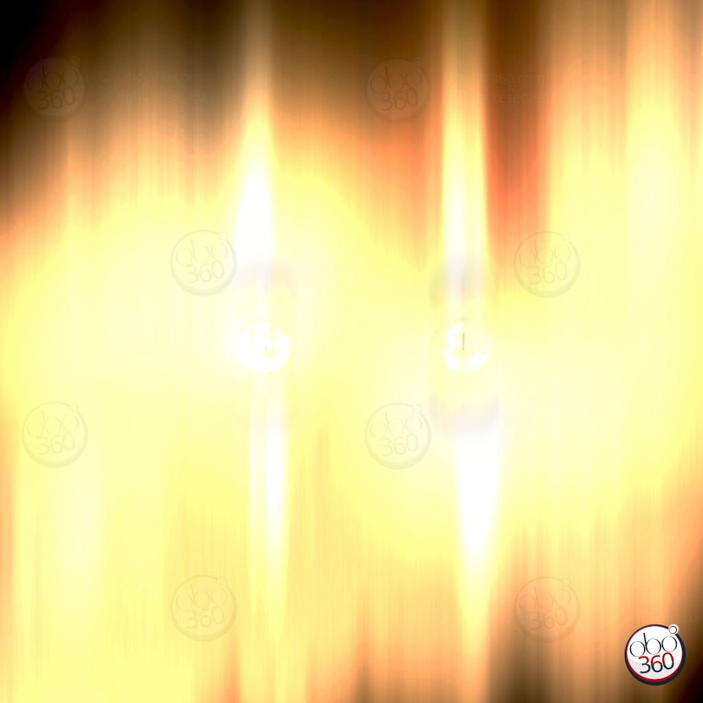 FireEyes Composition artistique en flou linéaire HD, réalisée depuis une photo à 360°.