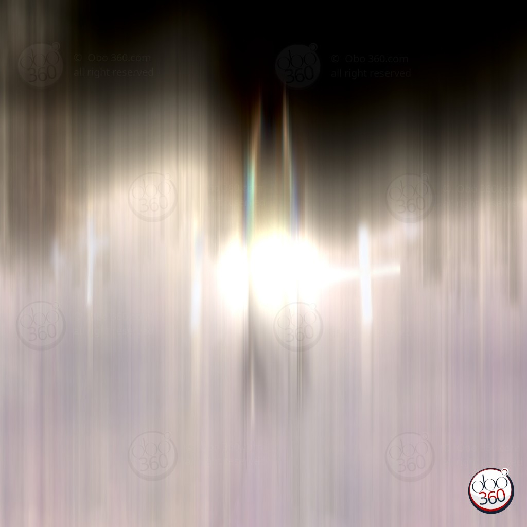 HauntedCem Composition artistique en flou linéaire HD, réalisée depuis une photo à 360°.